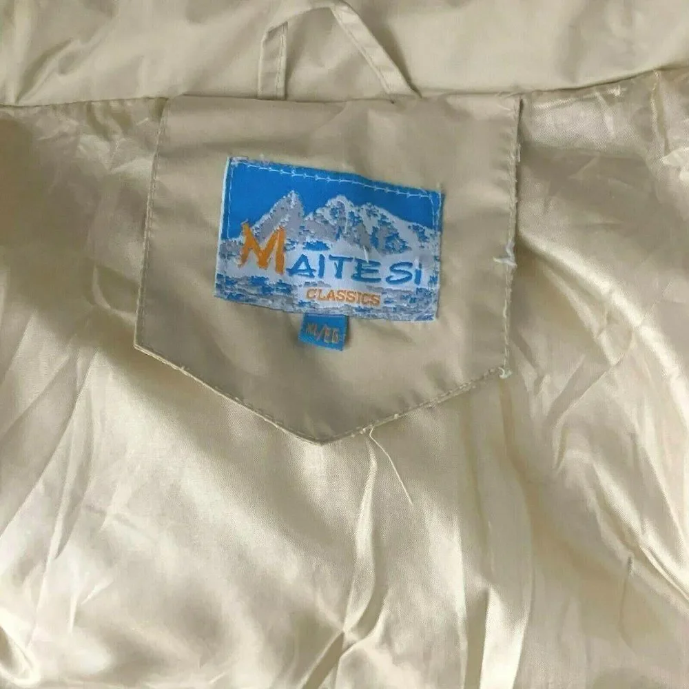 Maitesi Classic Down Puffer Jacket XL Tan